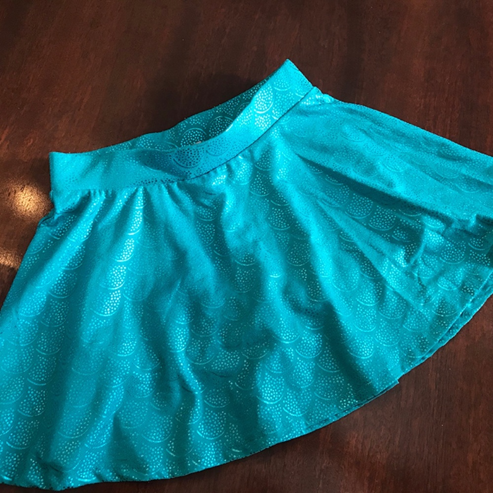 Metallic Mermaid Skort